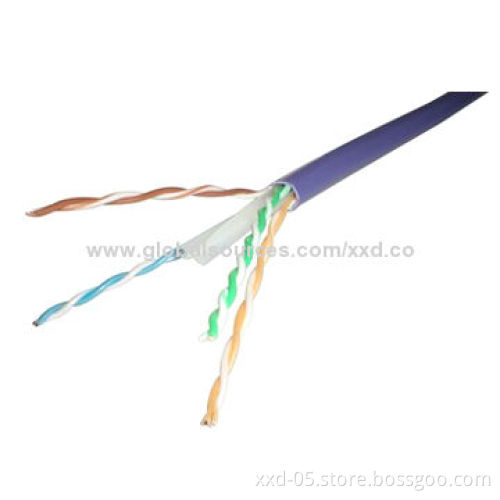 24AWG Solid Copper UTP Cat6 LAN/Ethernet Cable, Up to 150m Working Distance